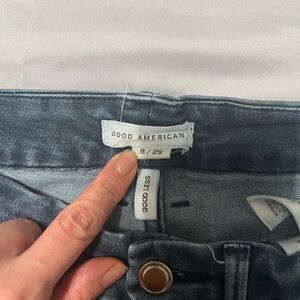 Good American Deep Blue Jeans